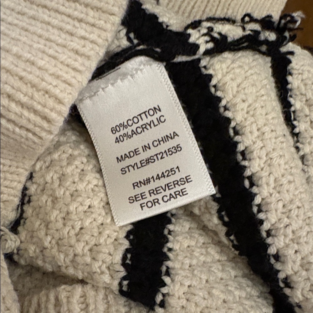 Sincerely Jules Striped Button Front Cardigan NWT - image 4